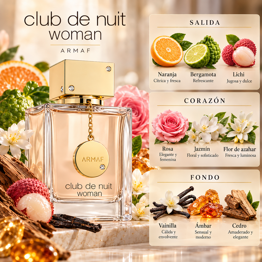Armaf Club de Nuit Woman EDP Mujer 105 ml - Inspirado en Coco Mademoiselle de Chanel