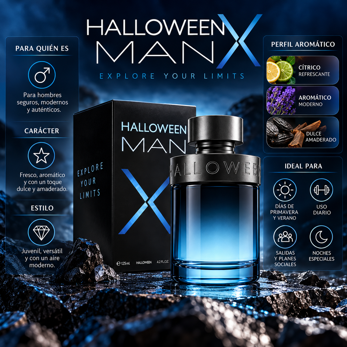 Jesús del Pozo Halloween Man X EDT Hombre 125 ml