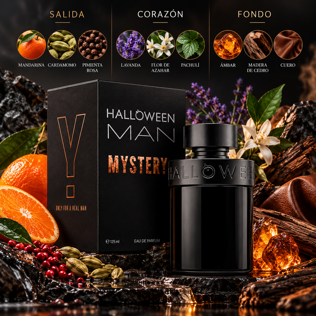 Jesús del Pozo Halloween Man Mystery EDT Hombre 125 ml