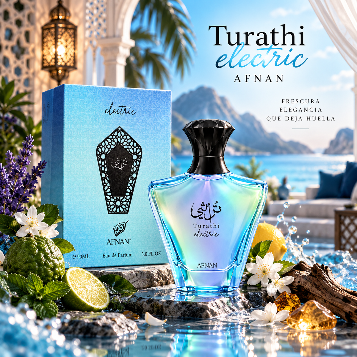 Afnan Turathi Electric EDP Unisex 100 ml – Inspirado en Blue Talisman de Ex Nihilo