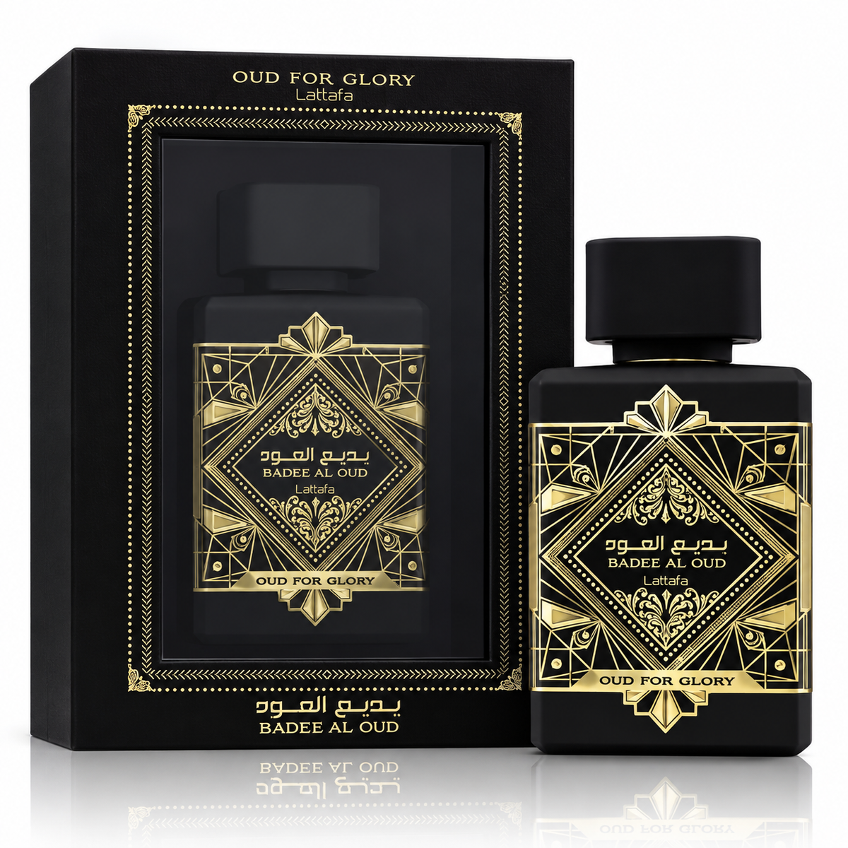 Lattafa Bade’e Al Oud Oud For Glory EDP Unisex 100ml - Inspirado en Oud for Greatness de Initio Parfums Privés