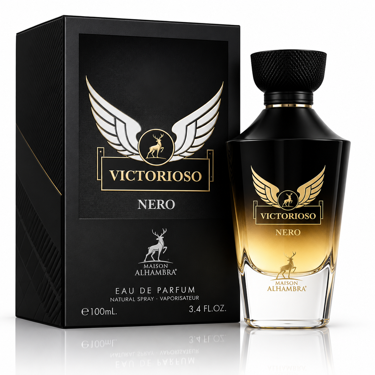 Maison Alhambra Victorioso Nero EDP Hombre 100ml - Inspirado en Invictus Victory de Rabanne