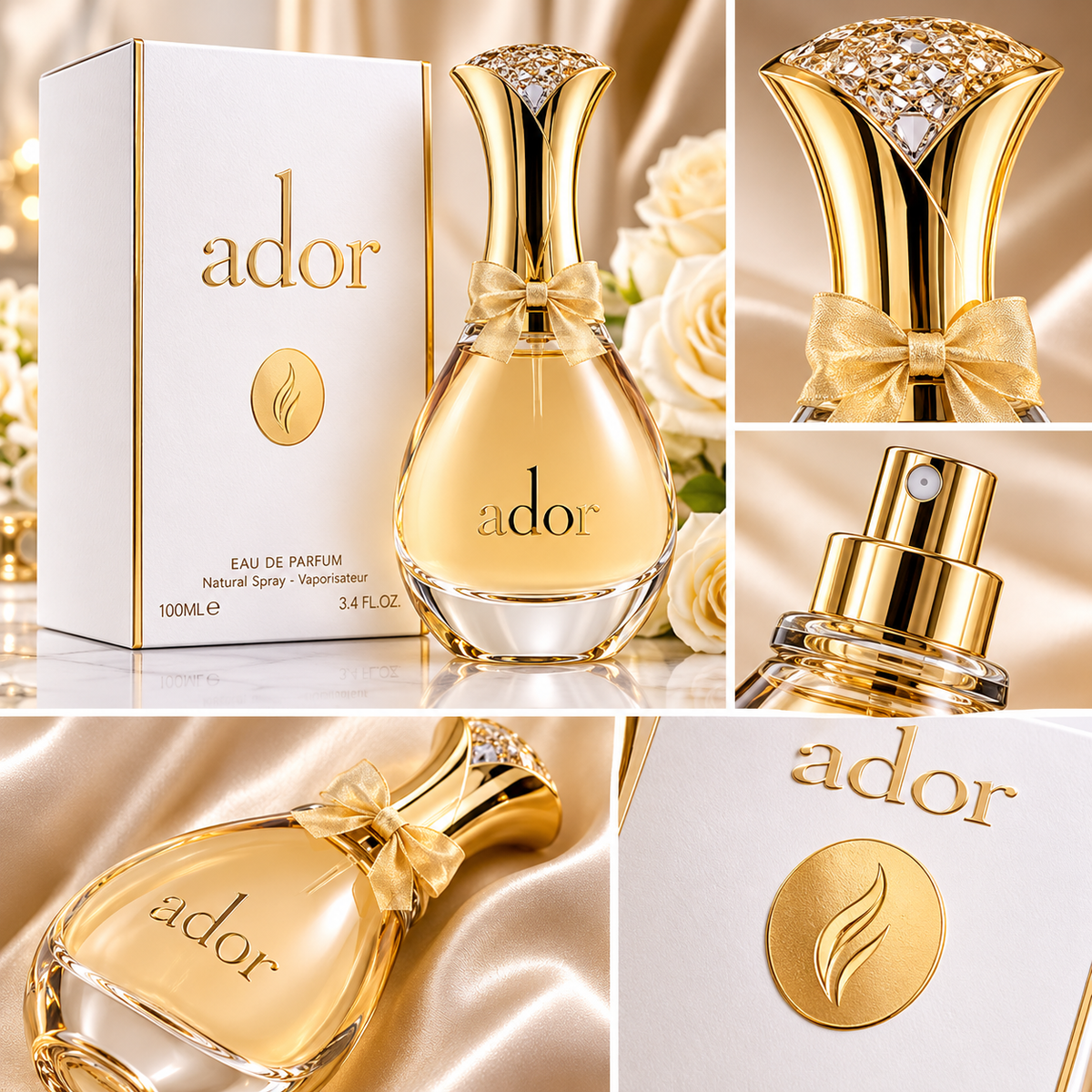 Fragrance World Ador EDP Mujer 100ml - Inspirado en J'adore de Dior
