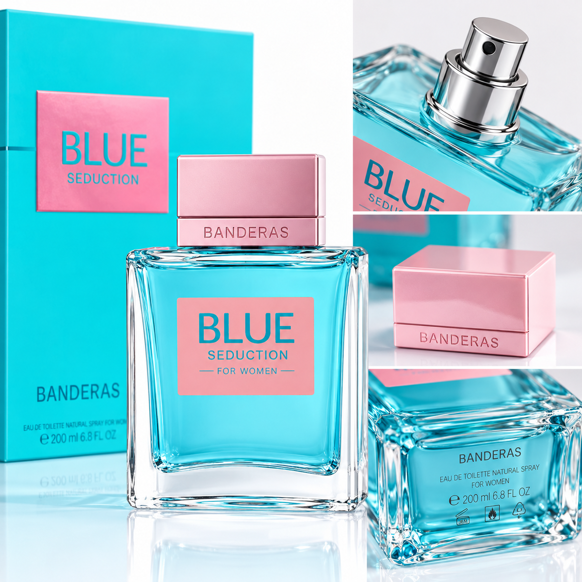 Antonio Banderas Blue Seduction EDT Mujer 200 ml