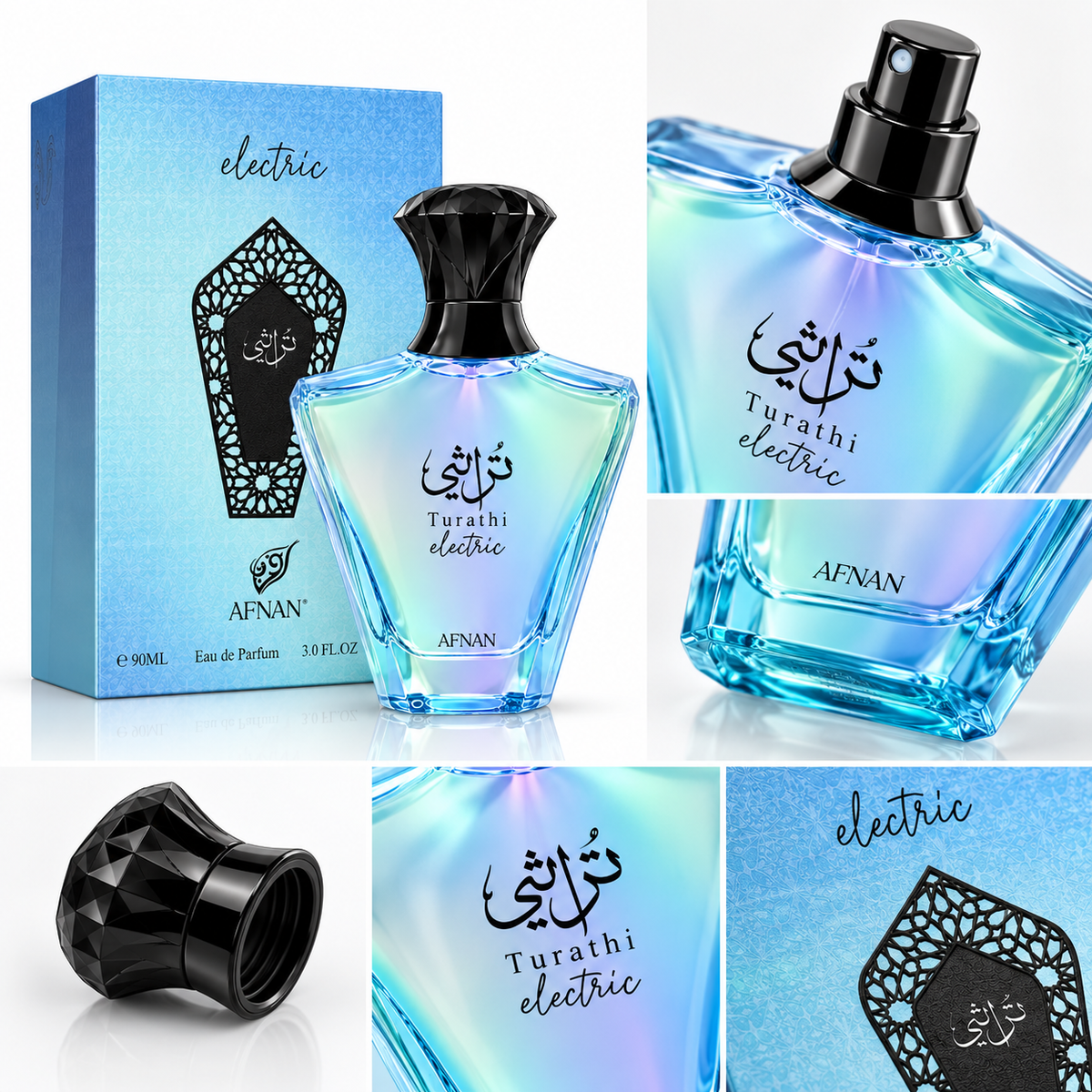 Afnan Turathi Electric EDP Unisex 100 ml – Inspirado en Blue Talisman de Ex Nihilo