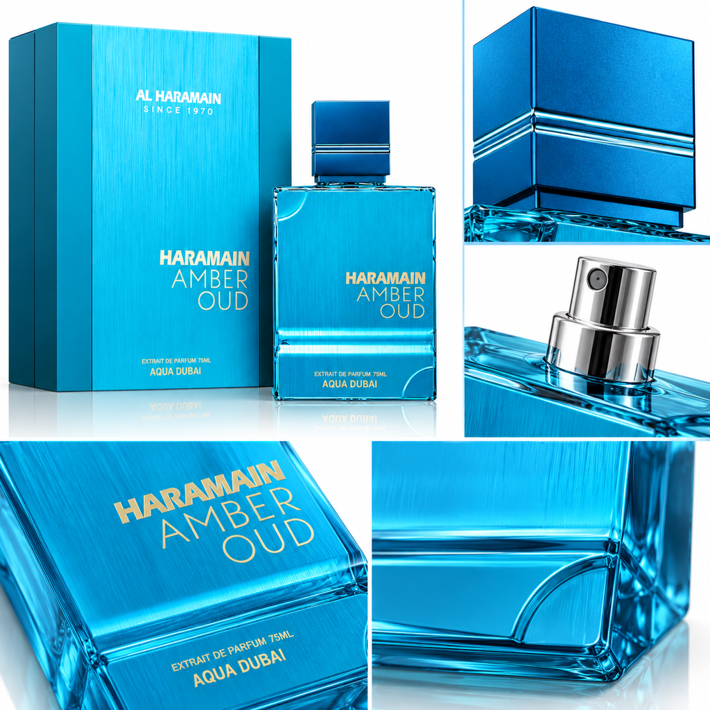 Al Haramain Amber Oud Aqua Dubai Extrait de Parfum Unisex 100 ml – Inspirado en Imagination de Louis Vuitton