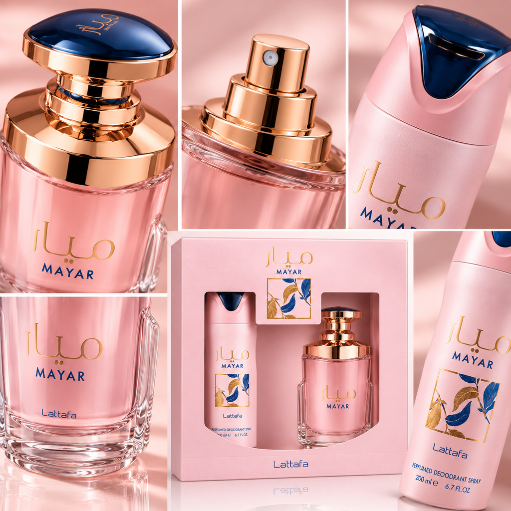 Estuche Lattafa Mayar EDP Mujer 100 ml + Spray Corporal 200 ml
