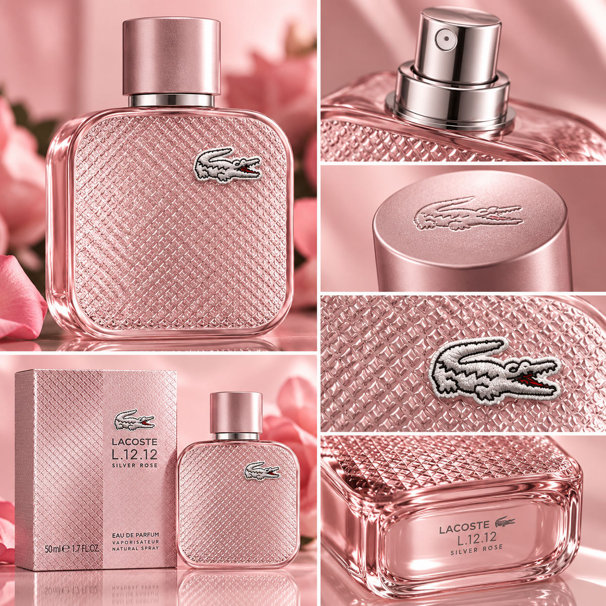 Lacoste L.12.12 Silver Rose EDP Mujer 50 ml