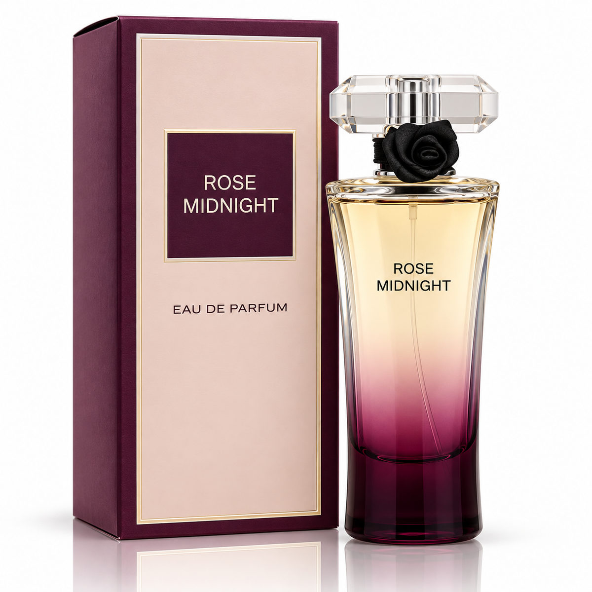 Fragrance World Rose Midnigth EDP Mujer 80ml Inspirado en Trésor Midnight Rose de Lancôme