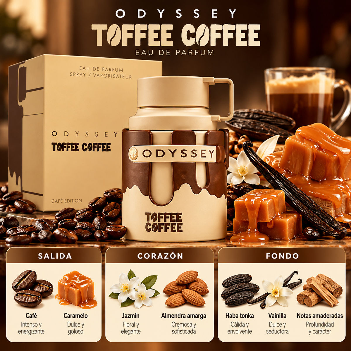 Armaf Odyssey Toffee Coffee EDP Unisex 100 ml