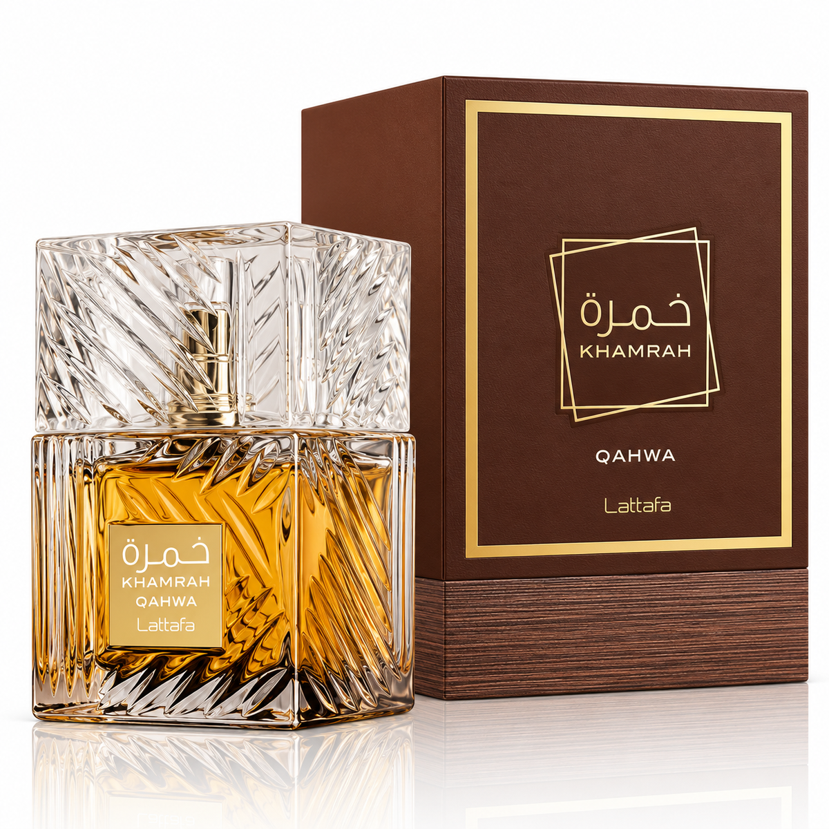 Lattafa Khamrah Qahwa EDP Unisex 100 ml – Inspirado en el estilo de Angels' Share de Kilian