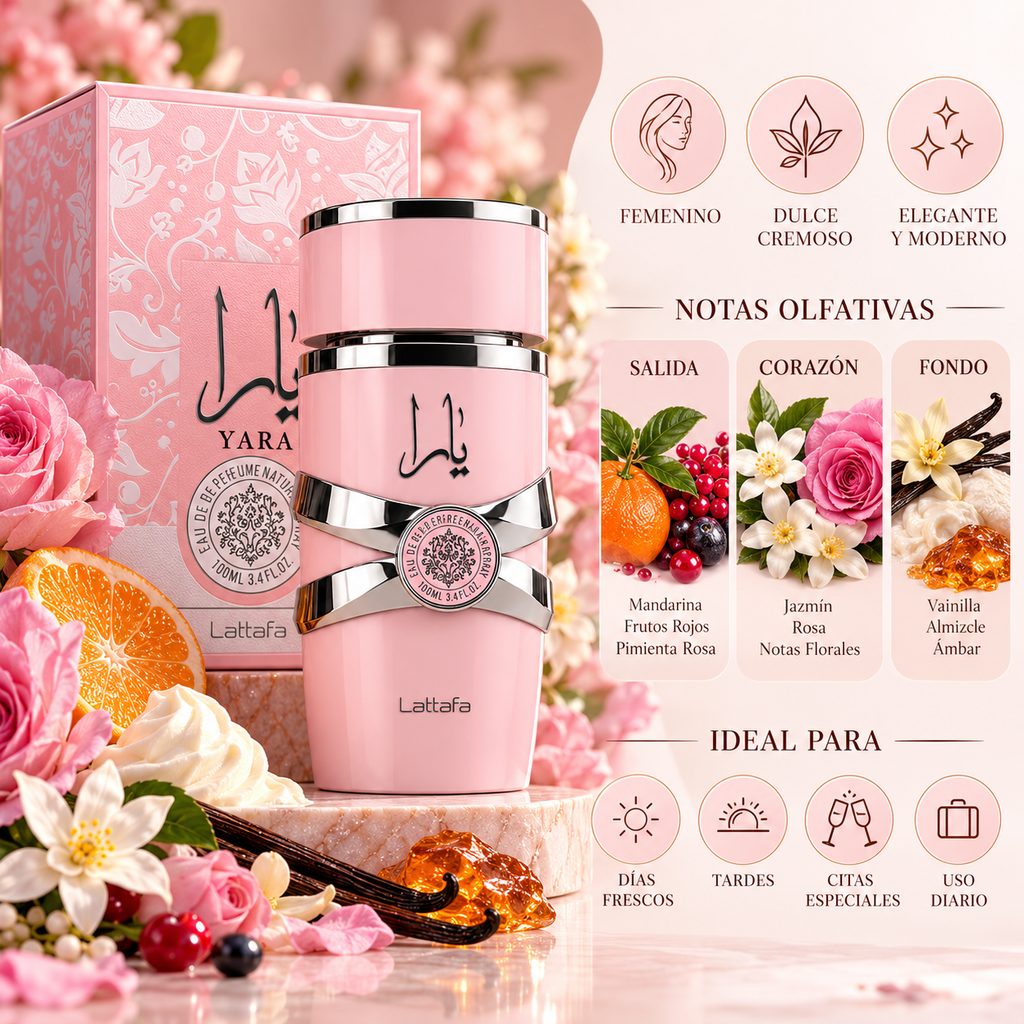 Lattafa Yara EDP Mujer 100 ml