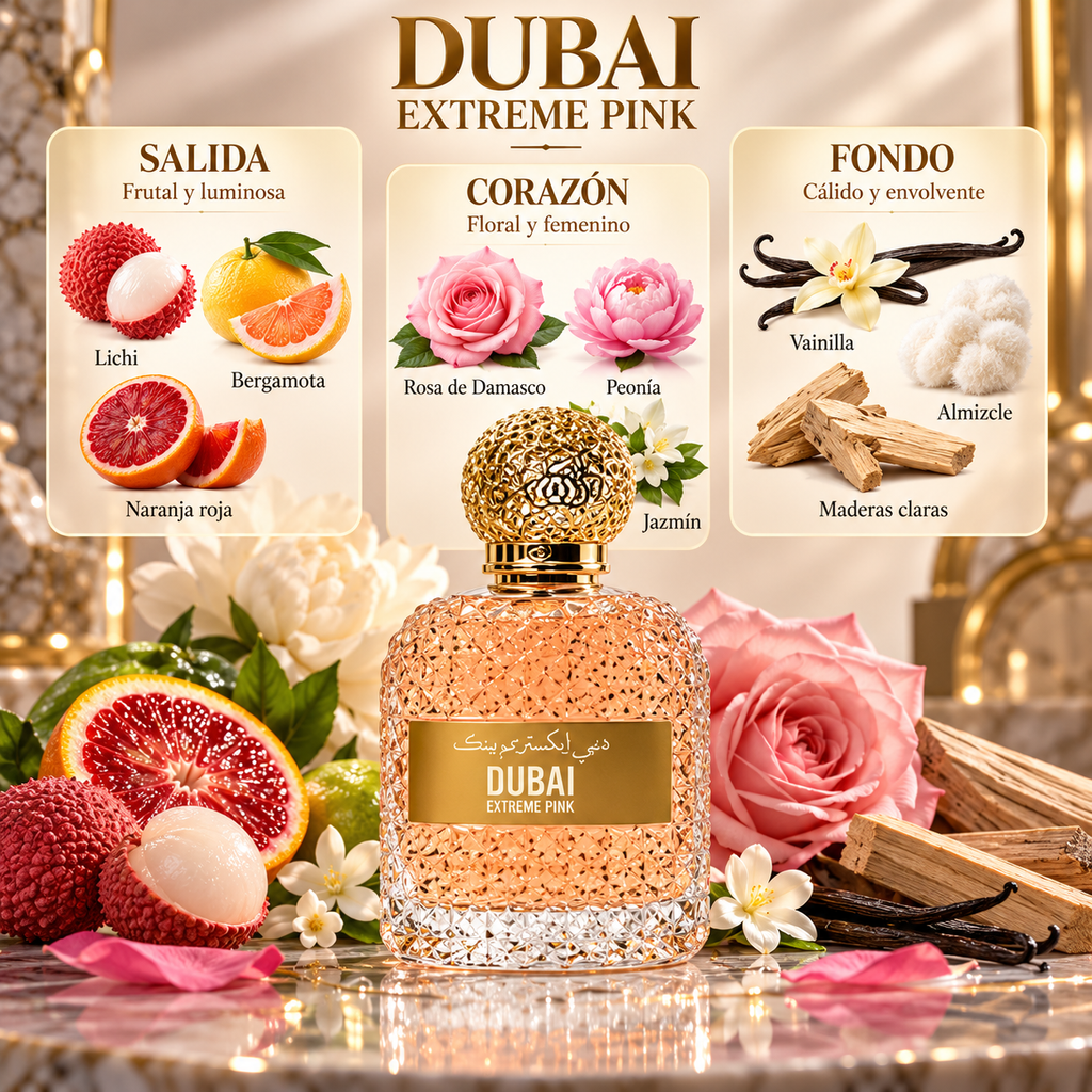 Dubai Niche Extremo Pink EDP Mujer 100 ml