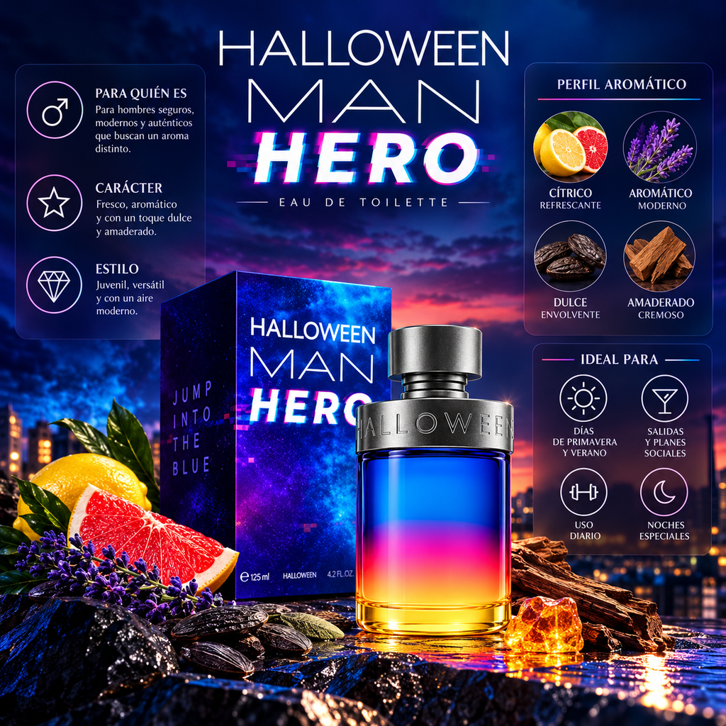 Jesus Del Pozo Halloween Man Hero EDT Hombre 125ml