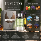 Fragrance World Invicto EDP Hombre 100ml - Inspirado en Invictus de Rabanne