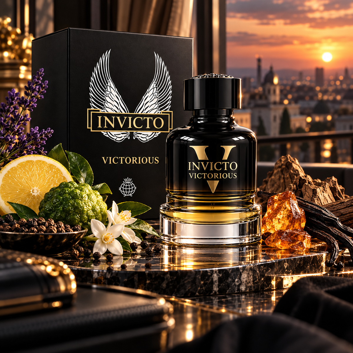 Fragrance World Invicto Victorious EDP Hombre 100ml - Inspirado en Invictus Victory de Rabanne