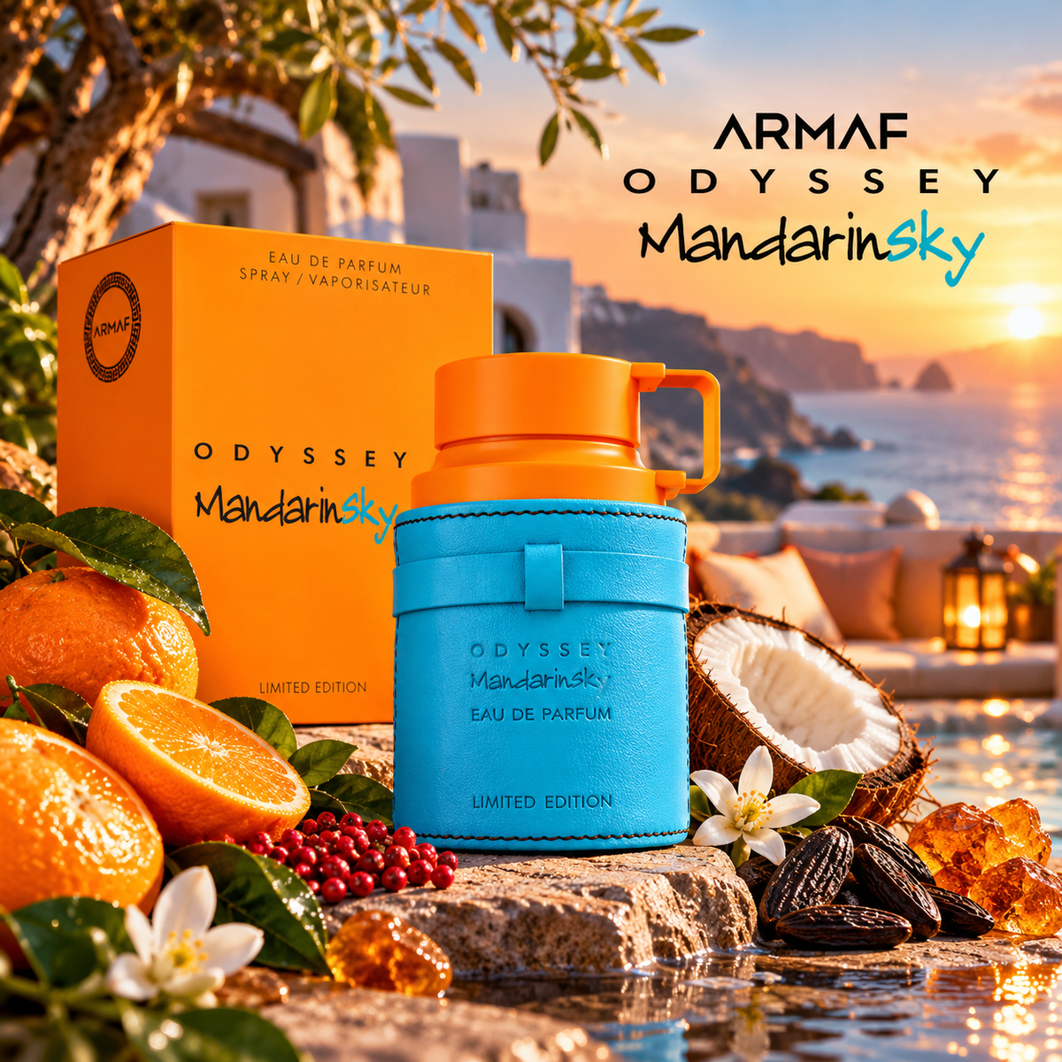 Armaf Odyssey Mandarin Sky EDP Hombre 100 ml – Inspirado en Scandal Pour Homme de Jean Paul Gaultier
