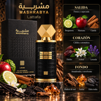 Lattafa Mashrabya EDP Unisex 100ml - Inspirado en Smoking Hot de By Kilian