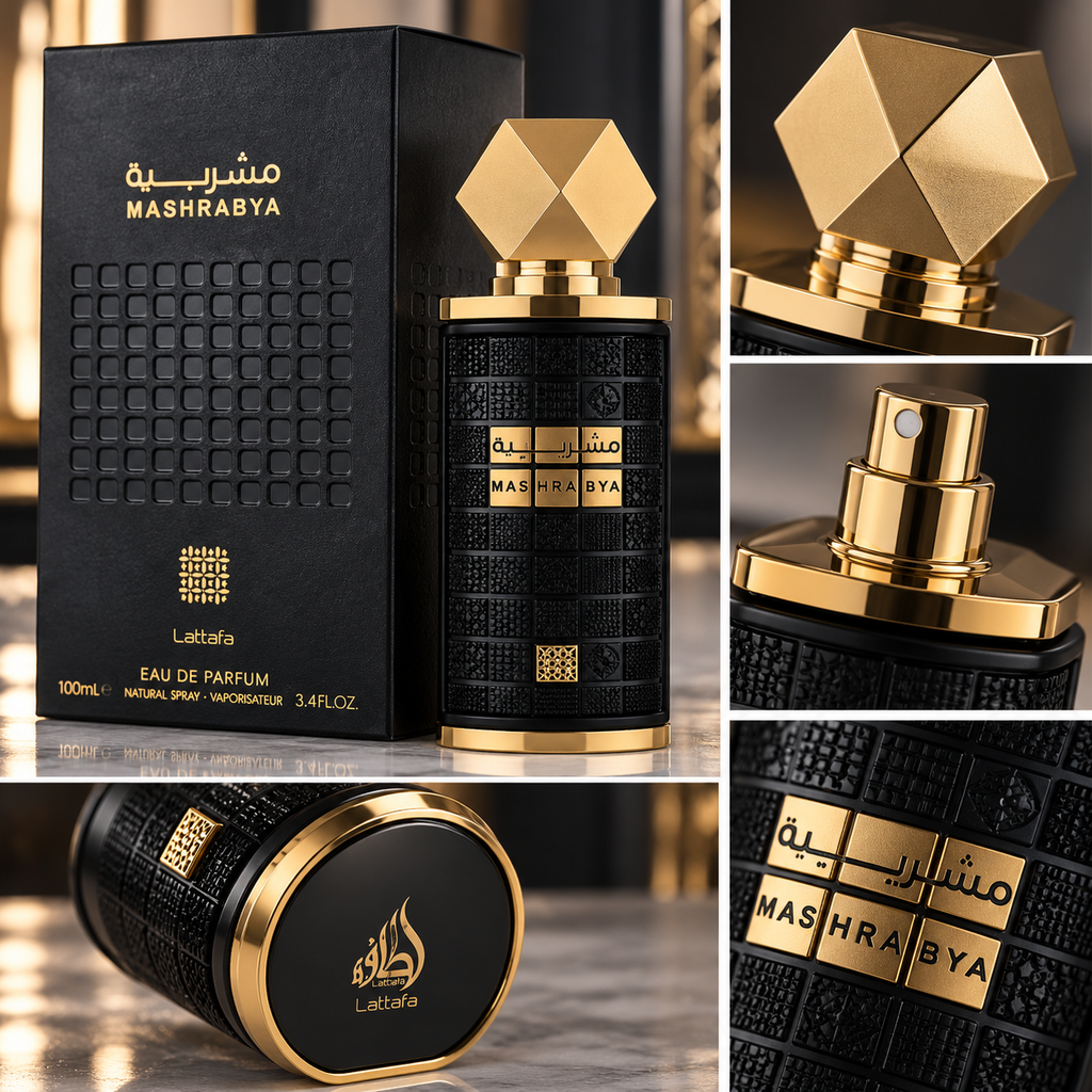 Lattafa Mashrabya EDP Unisex 100ml - Inspirado en Smoking Hot de By Kilian