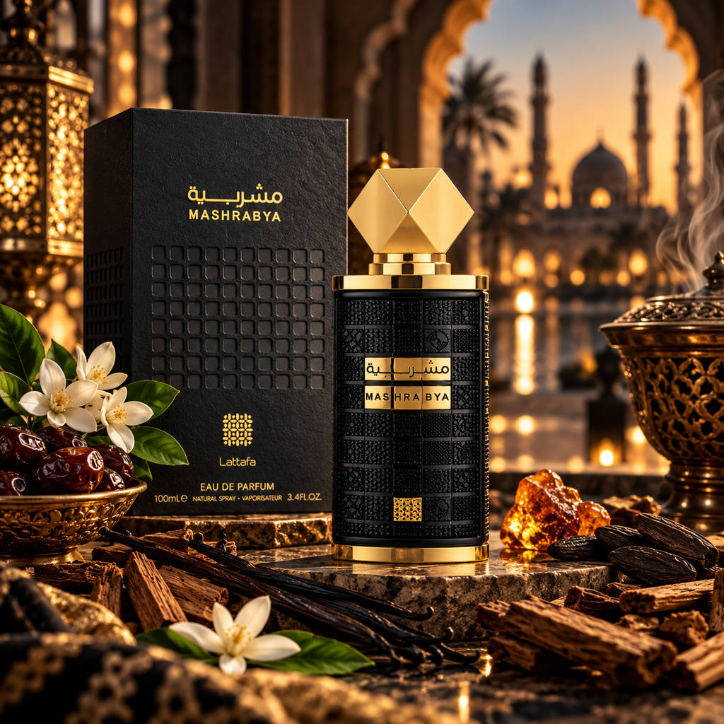Lattafa Mashrabya EDP Unisex 100ml - Inspirado en Smoking Hot de By Kilian