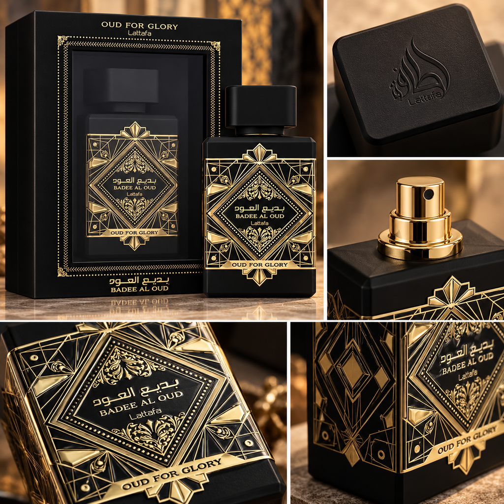 Lattafa Bade’e Al Oud Oud For Glory EDP Unisex 100ml - Inspirado en Oud for Greatness de Initio Parfums Privés