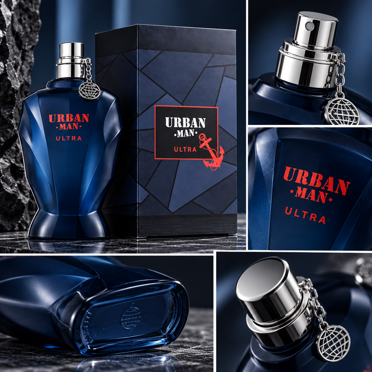 Fragrance World Urban Man Ultra EDP Hombre 90 ml – Inspirado en Ultra Male de Jean Paul Gaultier