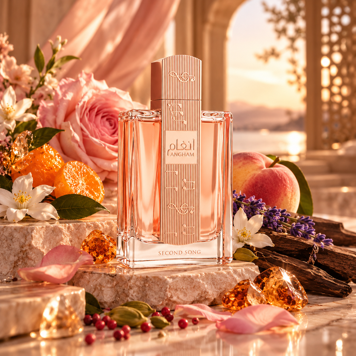 Lattafa Angham Second Song EDP Mujer 100 ml – Inspirado en My Devotion de Dolce &amp; Gabbana