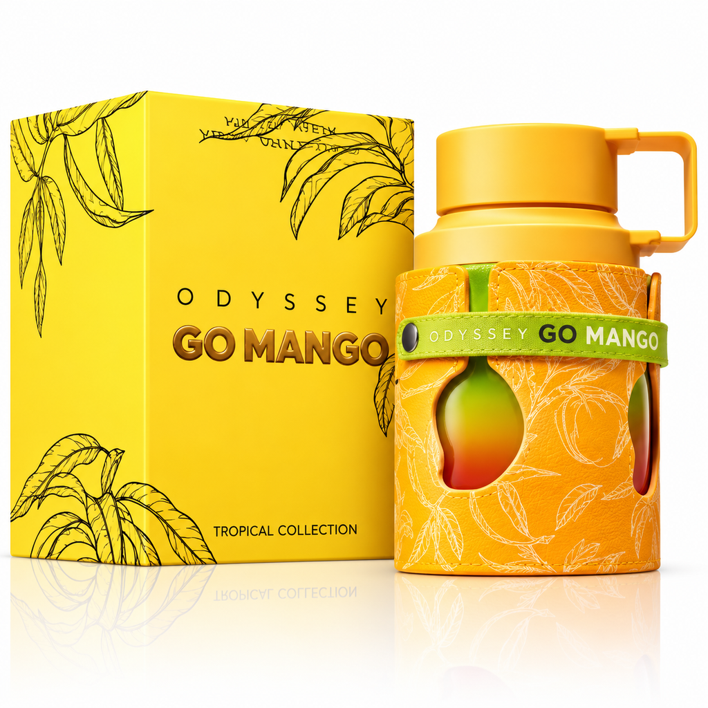 Armaf Odyssey Go Mango Tropical Collection EDP Unisex 100 ml – Inspirado en God of Fire de Stéphane Humbert Lucas 777