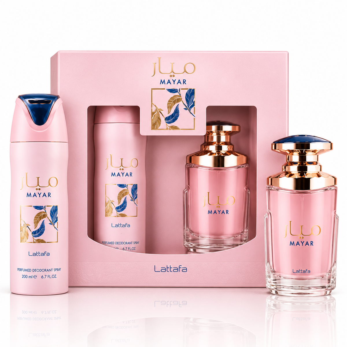 Estuche Lattafa Mayar EDP Mujer 100 ml + Spray Corporal 200 ml