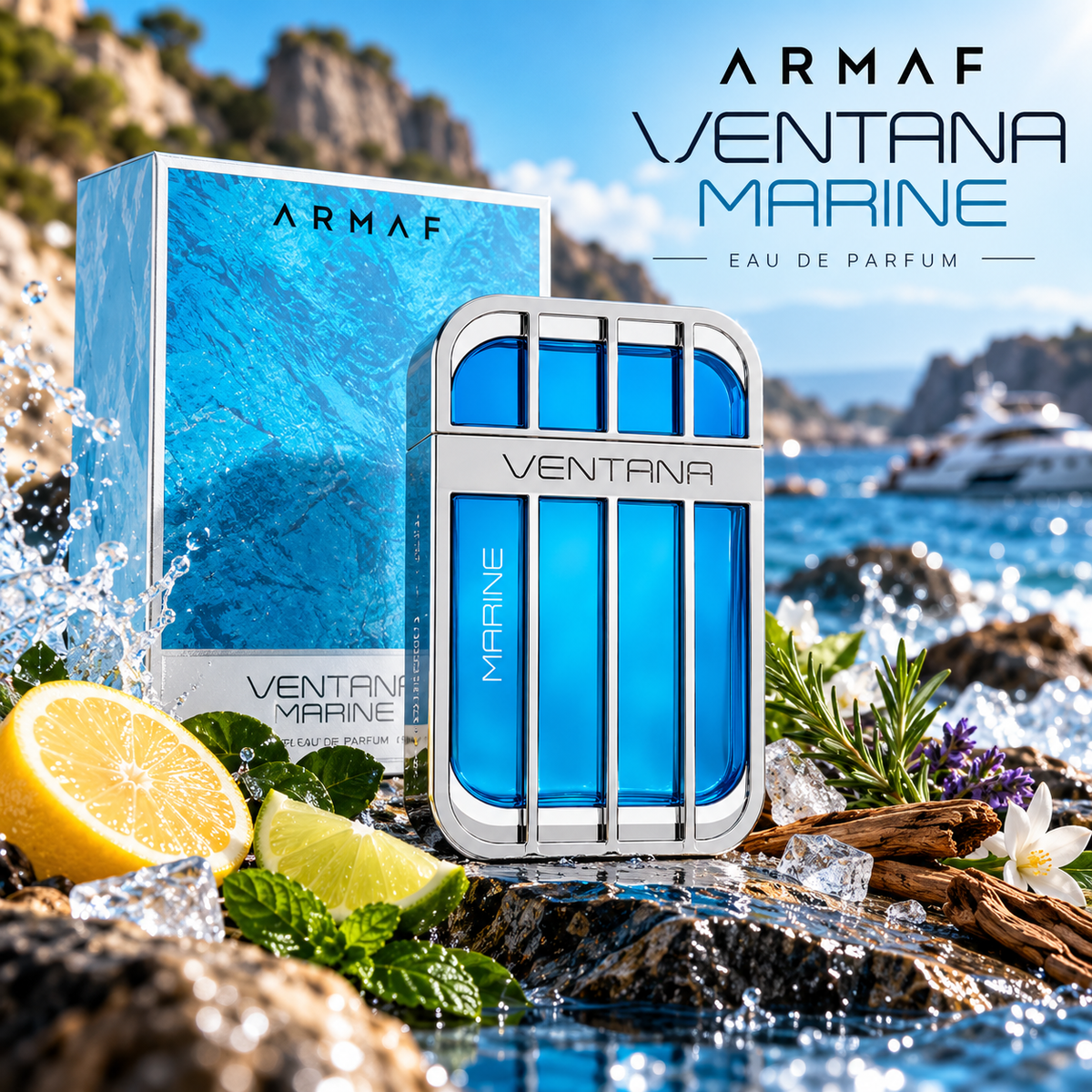 Armaf Ventana Marine EDP Hombre 100 ml - Inspirado en Imagination de Louis Vuitton